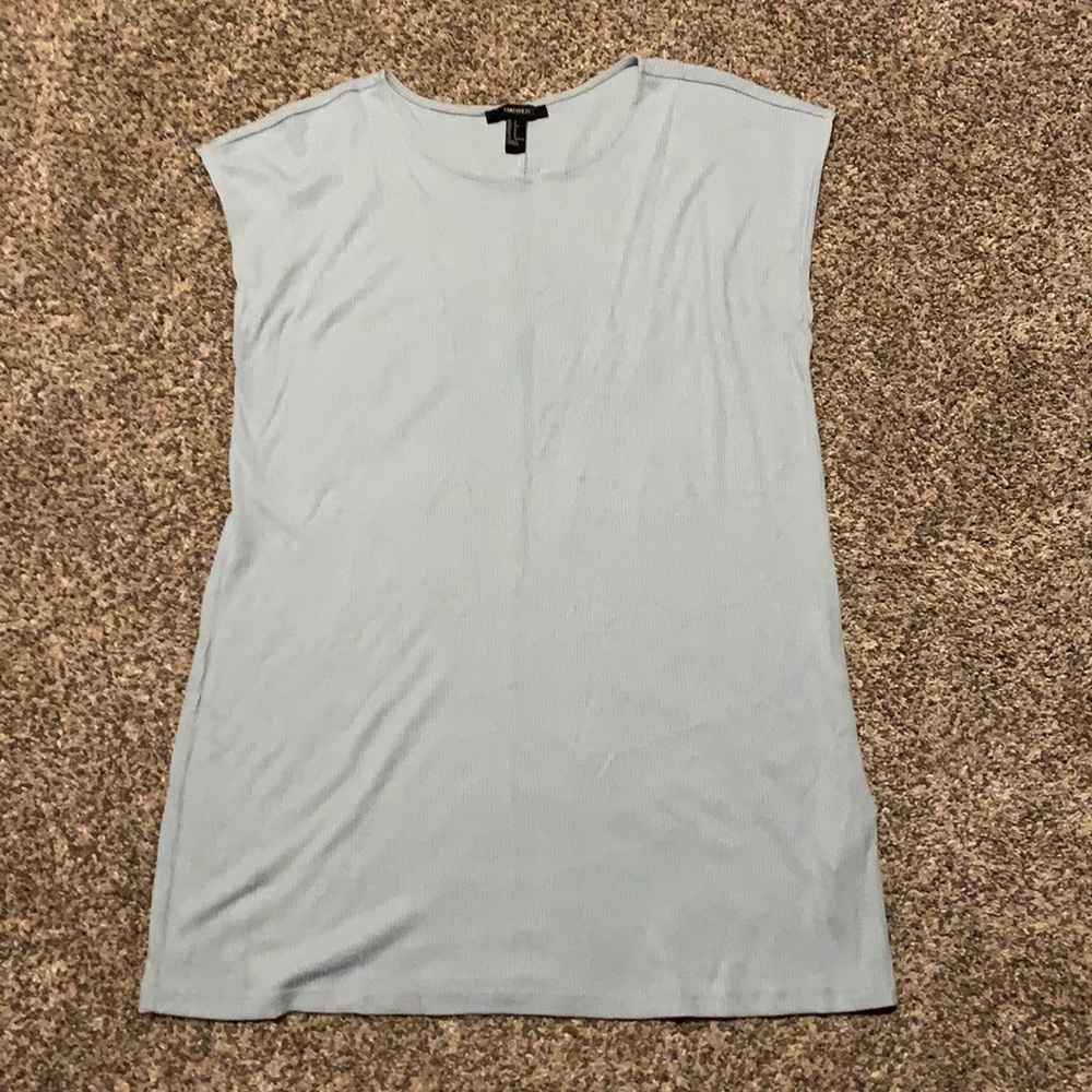 Forever 21 Baby Blue T-shirt Dress